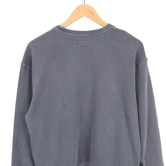 American Giant Men's Vintage Washed Relaxed French Terry Crew Grey Small - Picture 4 of 7